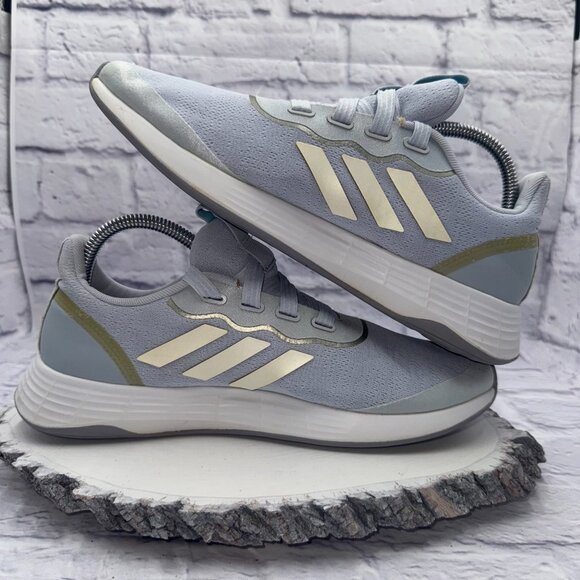 Adidas Womens Qt Racer Sport FY5673 Blue Running Shoes Sneakers Size 9.5 - Picture 10 of 13